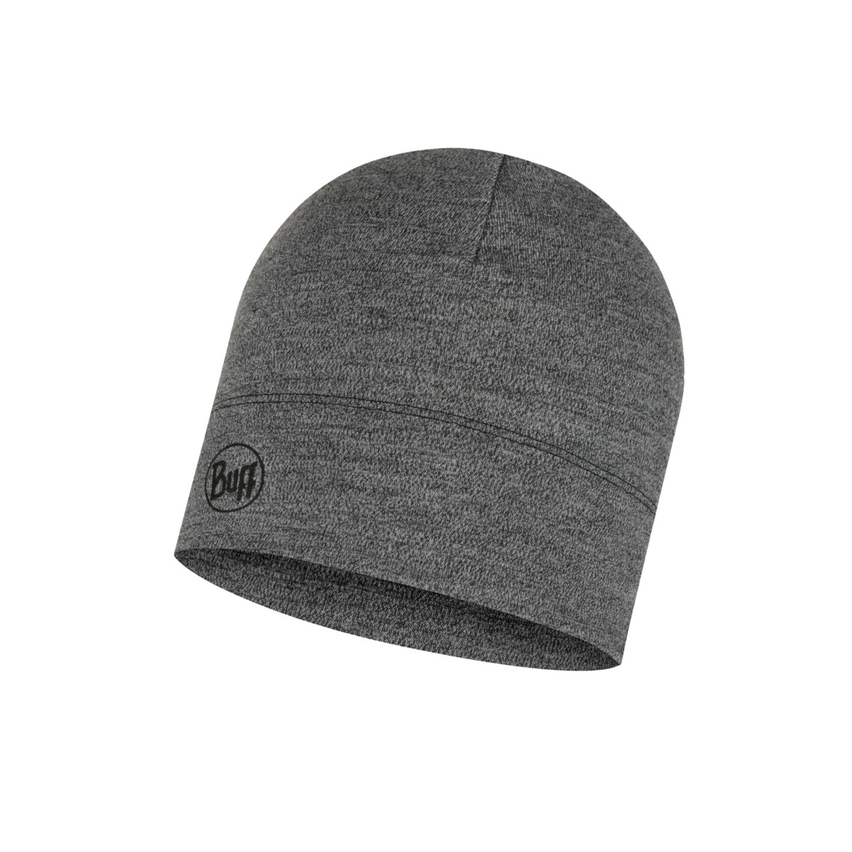 Buff Midweight Merino Beanie / Light Grey - Image 3