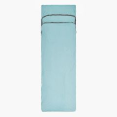 Sea to Summit Comfort Blend Travel Liner - Rectangular with Pillow Sleeve - Aqua Sea Blue