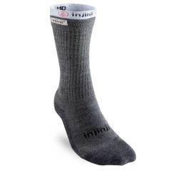 Injijni Liner + Hiker Crew Combo - Charcoal/Heather Grey