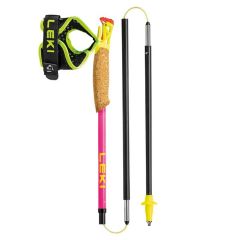 Leki Ultratrail FX.One Superlite - Neon Pink/Neon Yellow/Natural Carbon