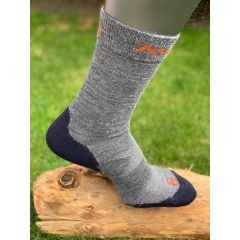 Moggans Merino Crew Socks - Grey
