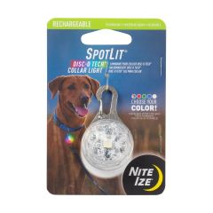 Nite Ize SpotLit Rechargeable Collar Light / Disc-O Tech Jewel