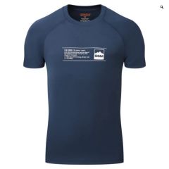 OMM Bearing Tee - Blue Japan Mountains