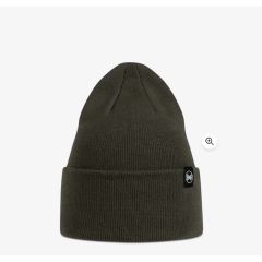 Buff Knitted Beanie Lilon / Beetle Green