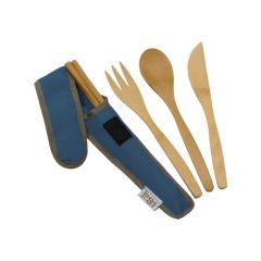 To-Go Ware Bamboo Utensil Set - Indigo