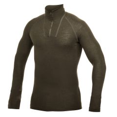 Woolpower Zip Turtleneck 200 - Pine Green