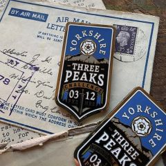 The Adventure Patch Company Magnet Yorkshire Three Peaks Challenge